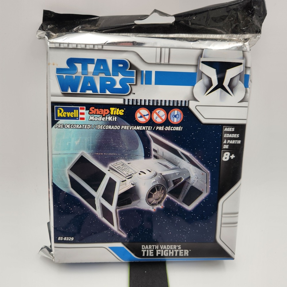 Star Wars Darth Vader's TIE Fighter Revell SnapTite Model Kit 2008 Sealed